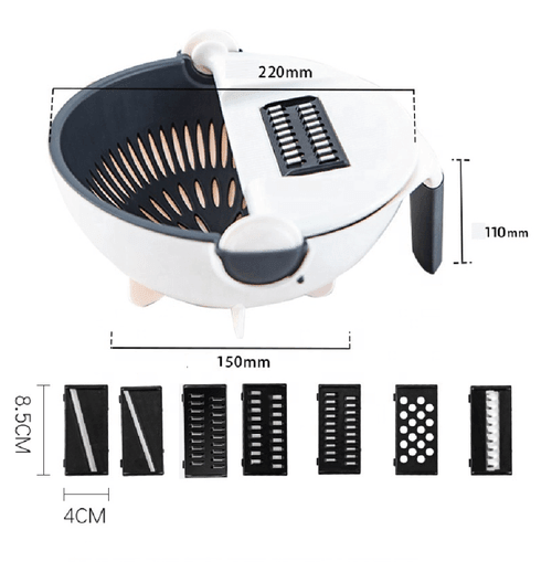 Rallador Picador 9 en 1 + Accesorios - Colibri Plaza