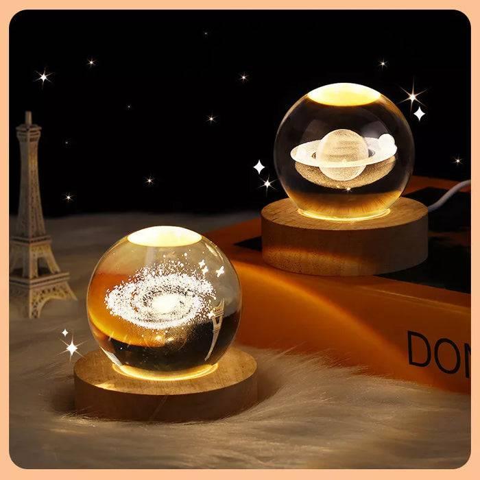 Lampara Cristal - Saturno 🌌 - Colibri Plaza