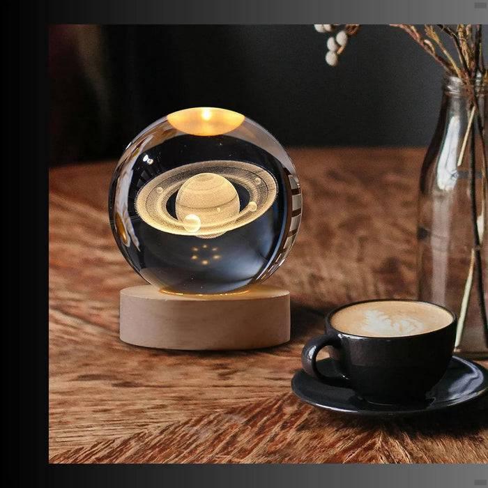 Lampara Cristal - Saturno 🌌 - Colibri Plaza